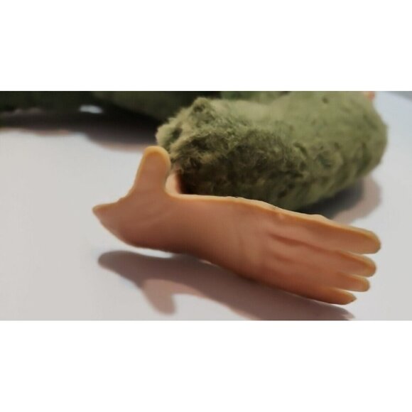 Vtg 1950's Rubber Face Green 16" Monkey Plush Stuffed Rushton My Toy Co Rare - Picture 12 of 16